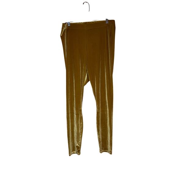 NWT Fabletics brown Ema high waisted silhouette velour leggings size 2X - Picture 1 of 7